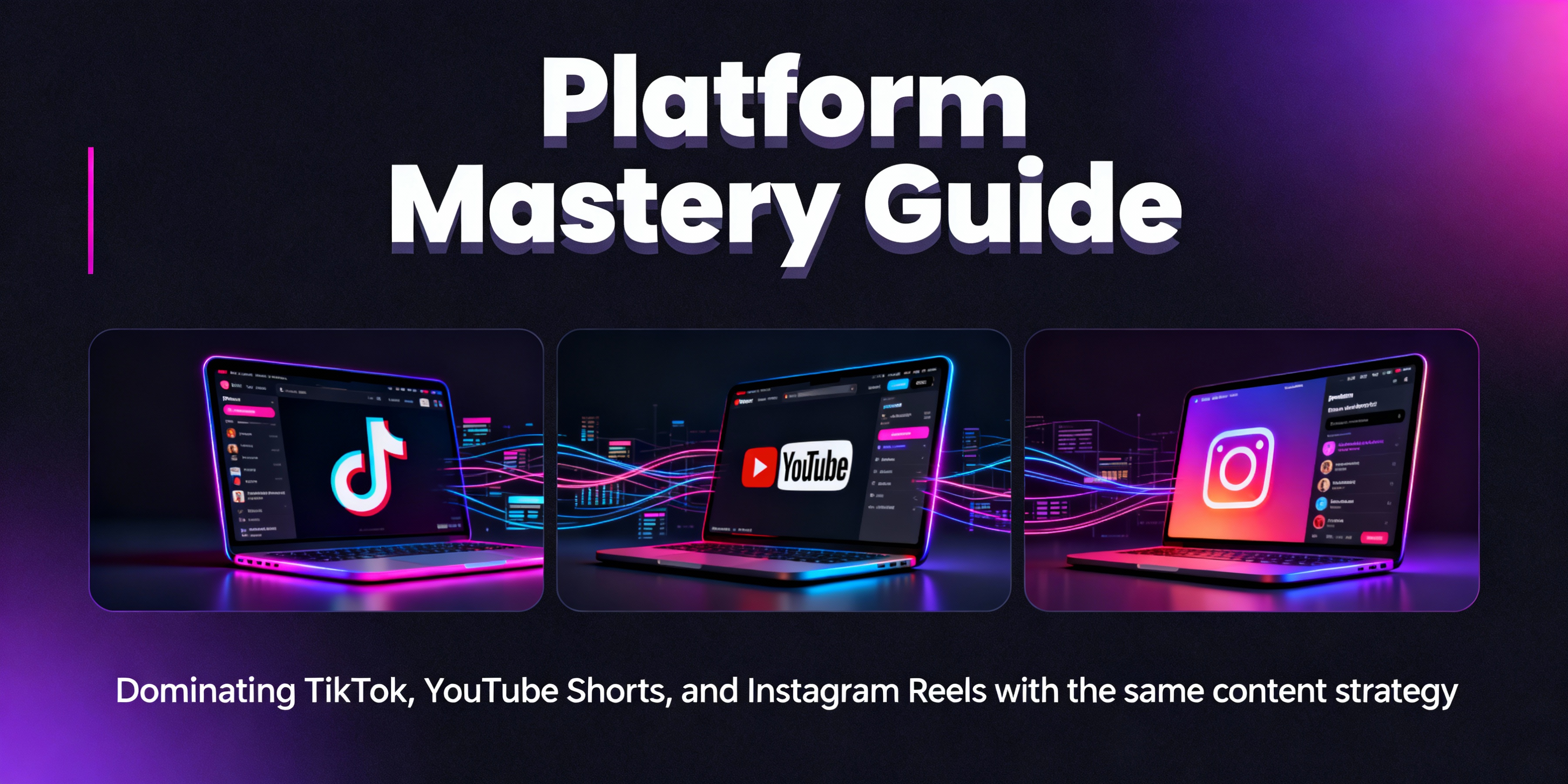Platform Mastery: The Creator's Guide to Dominating TikTok, YouTube Shorts, and Instagram Reels